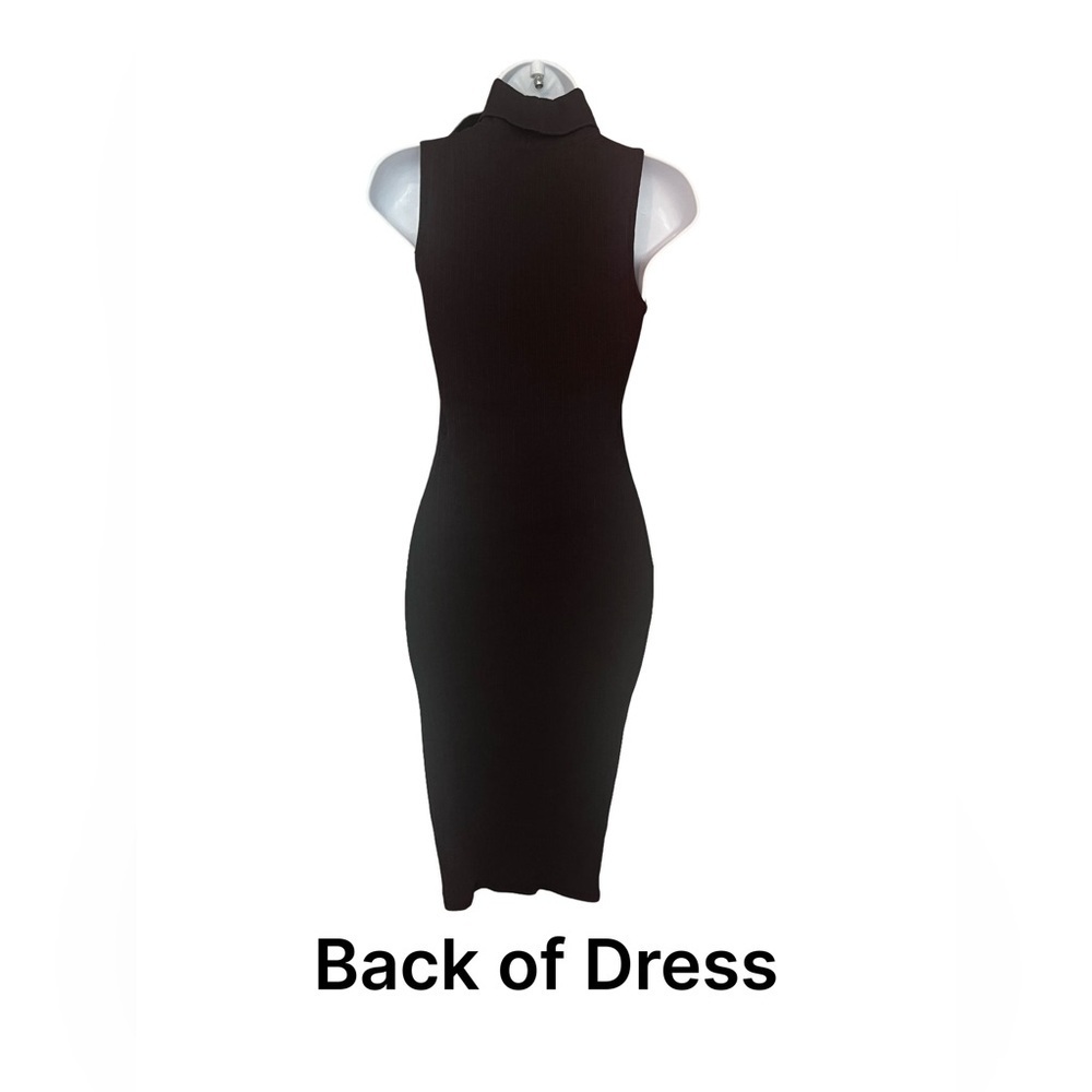 Windsor Off Black Turtleneck Midi Dress. Size Medium. Good condition. - Picture 4 of 7